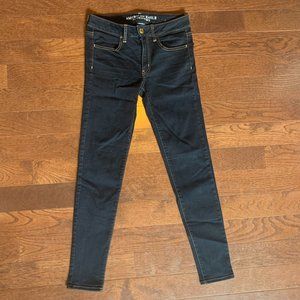 American Eagle Super Stretch Dark Skinny Jeans